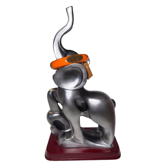 Iris Apfel & Bajalia Orange Wood Resin Bangle Bracelet Chunky Boho Chic - Picture 4 of 7